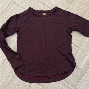 Women's Burgundy Champion Long Sleeve Top